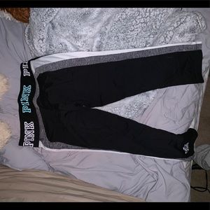 Pink ultimate crop leggings